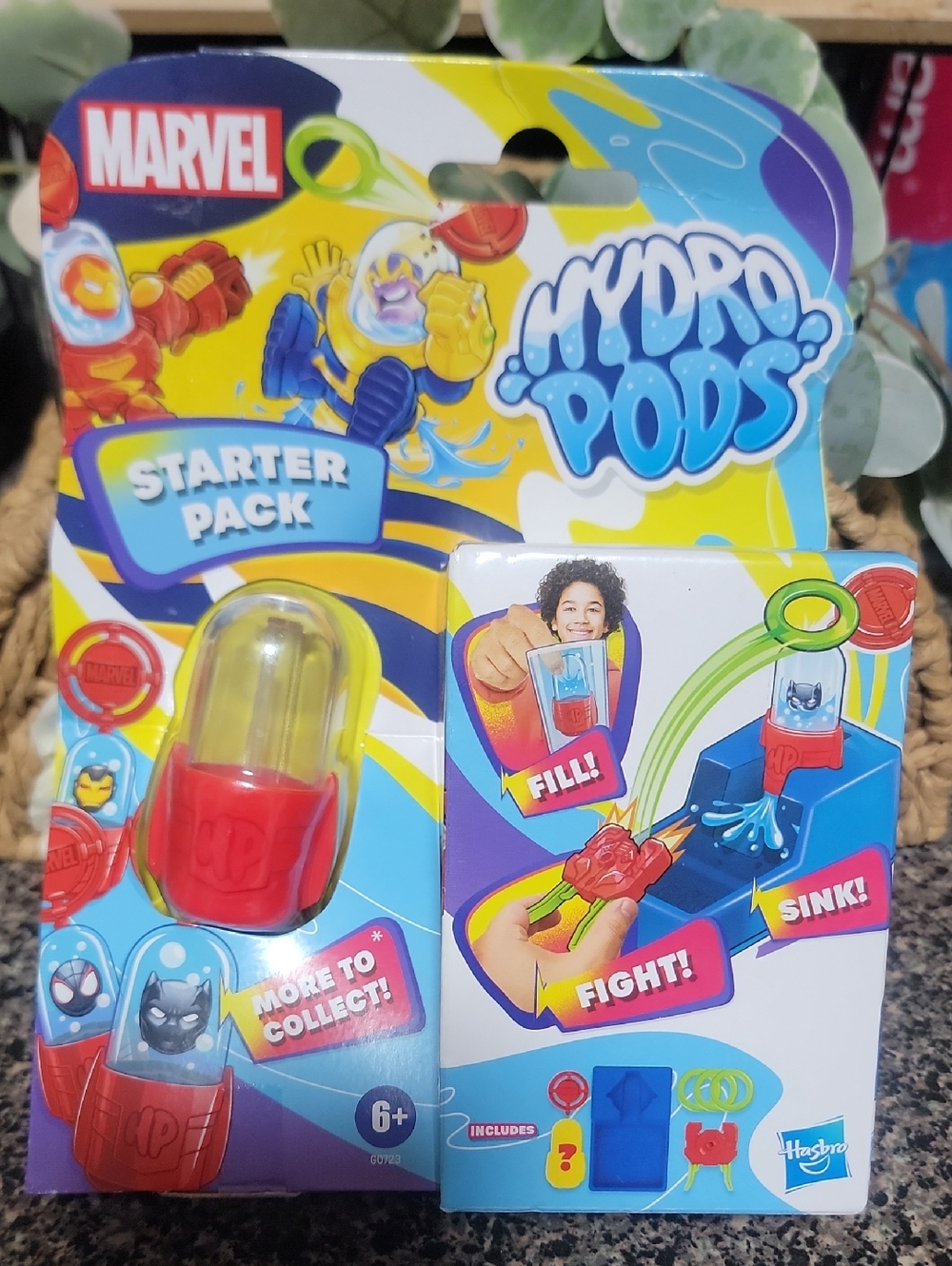 Marvel Hydro Pods Starter Pack - Red Collect!